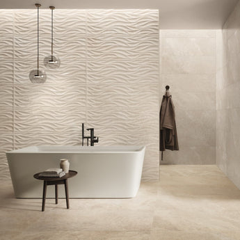 V&B Merida - Cream Décor Matt (Nonvitreous) image 1