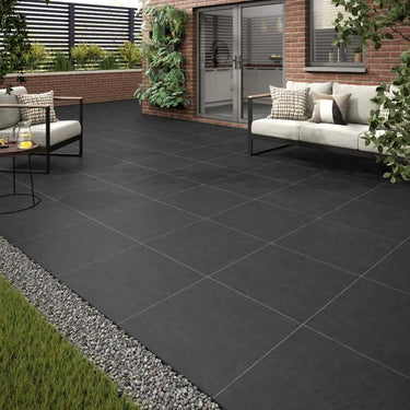 Baslow Black Outdoor Porcelain
