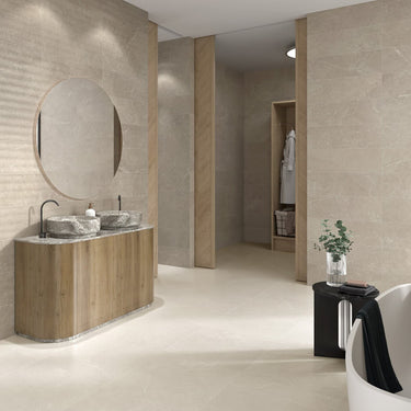 Hushstone Cream Matt Porcelain