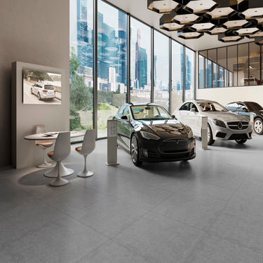 Royale Mid Grey Matt Porcelain