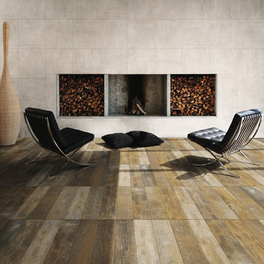 Vintage Wood Effect Matt Porcelain