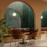 RAK Portofino Green Glossy Brick Ceramic Tile - Image 2