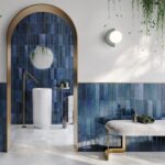 RAK Portofino Ocean Glossy Brick Ceramic Tile - Image 2